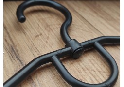 Вішалки плечики дитячі 32х0,6см.(чорний глянець)